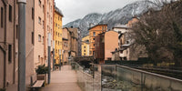 Panorama de la vieille ville d’Andorre avec architecture typique