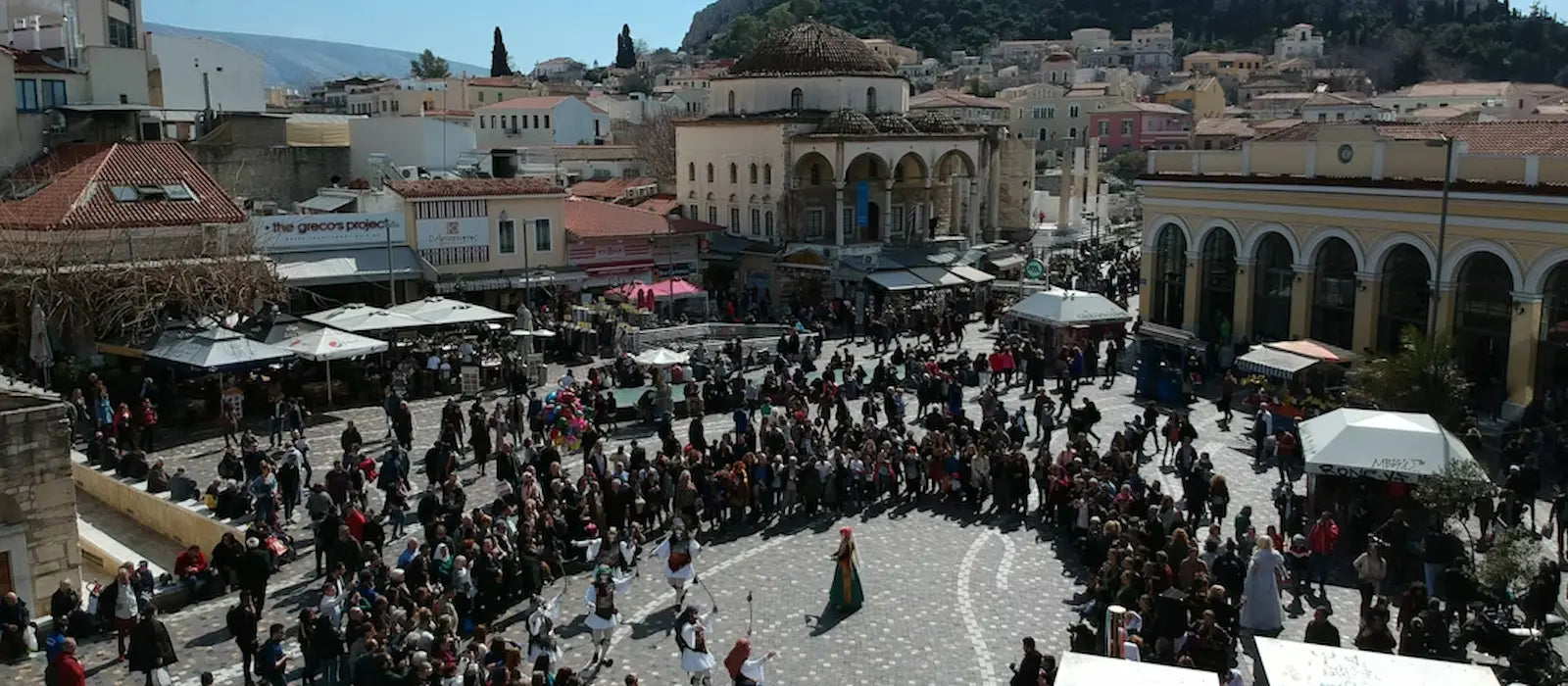 Tradition grecque lors d’un événement culturel