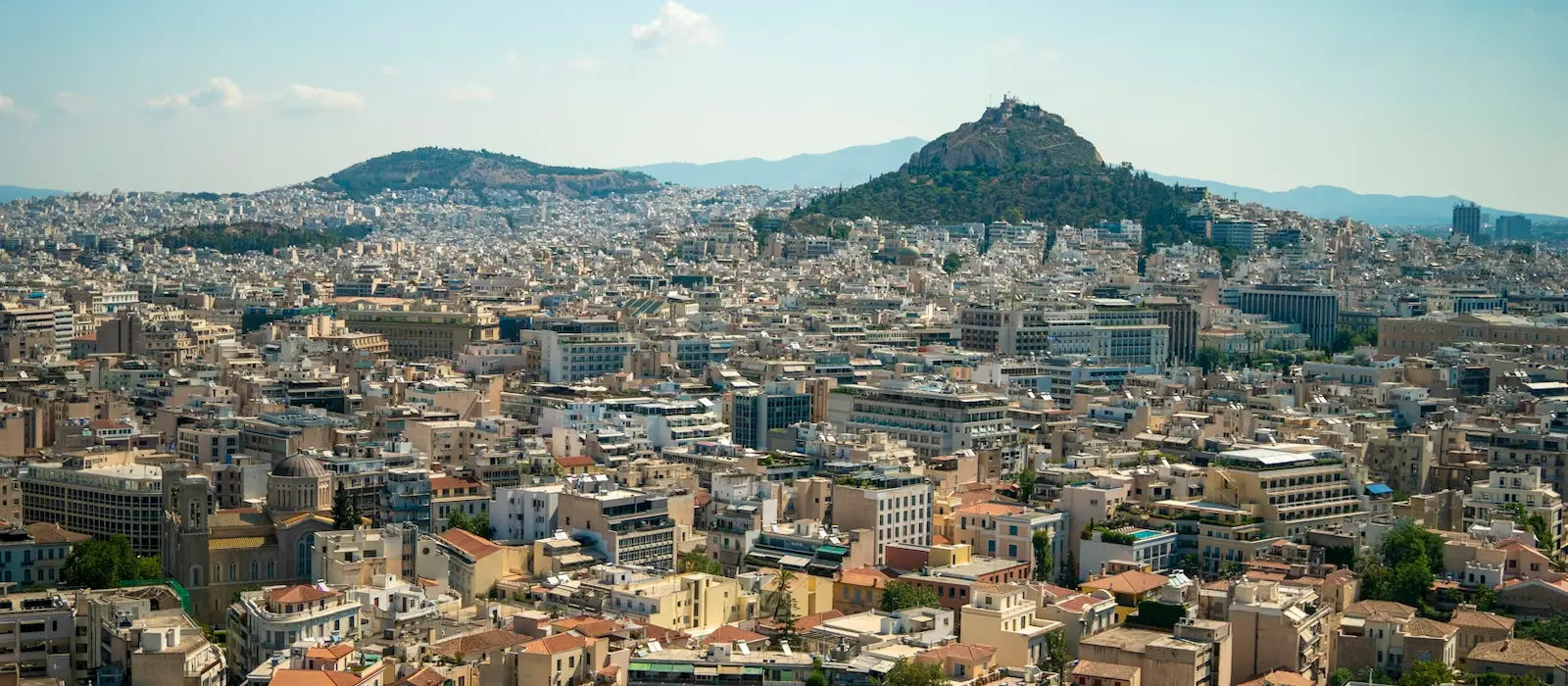 Paysage emblématique de la Grèce. La capitale 