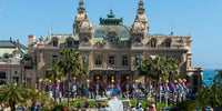Architecture de la célèbre Place du Casino à Monte-Carlo, Monaco.