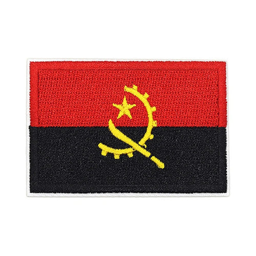 Patch brodé du drapeau de l'Angola