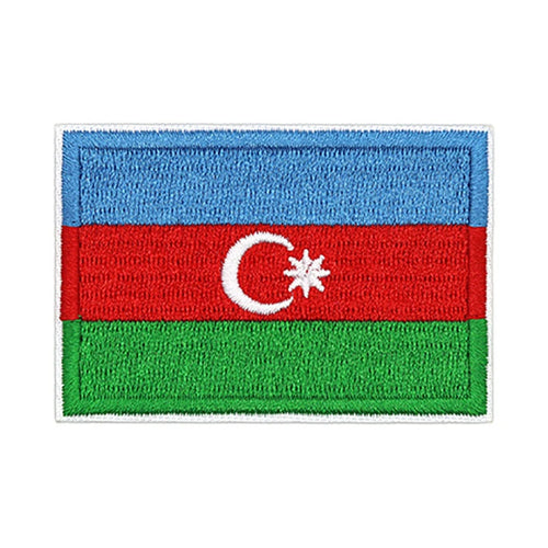Patch brodé du drapeau de l'Azerbaïdjan