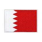 Patch brodé du drapeau du Bahreïn