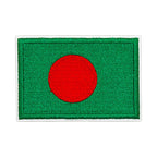 Patch brodé du drapeau du Bangladesh