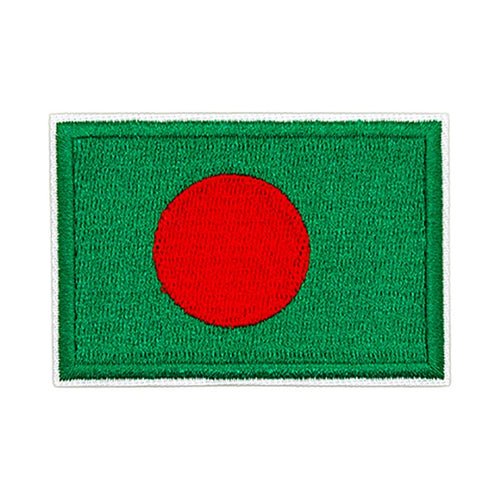Patch brodé du drapeau du Bangladesh