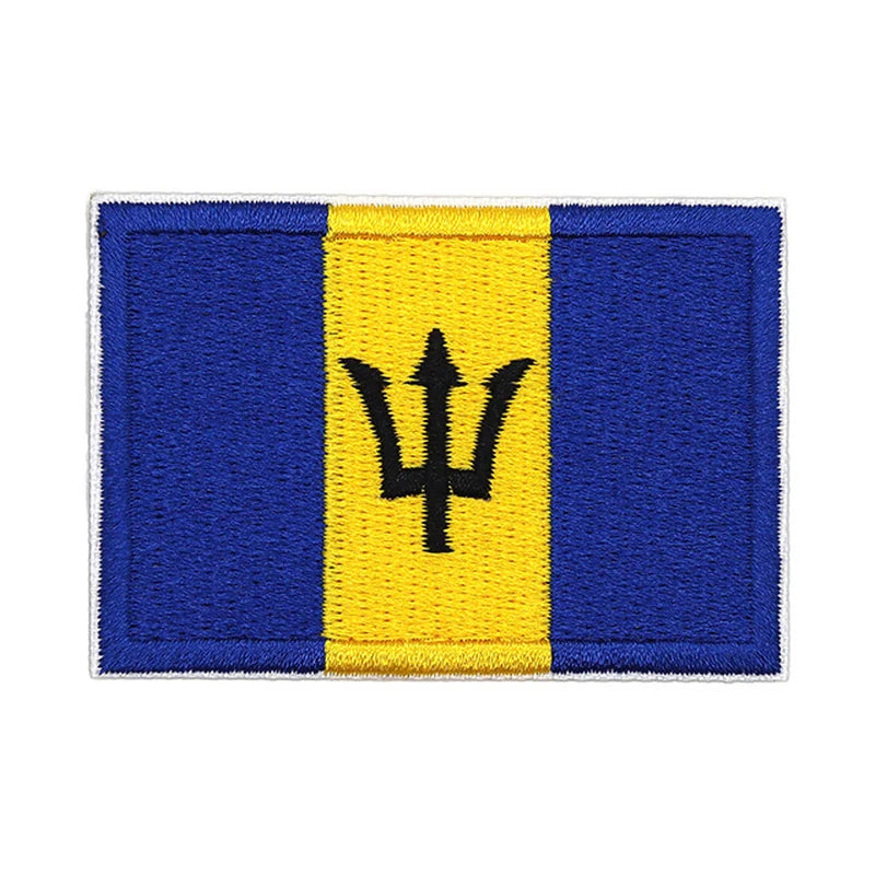 Patch brodé du drapeau de la Barbade