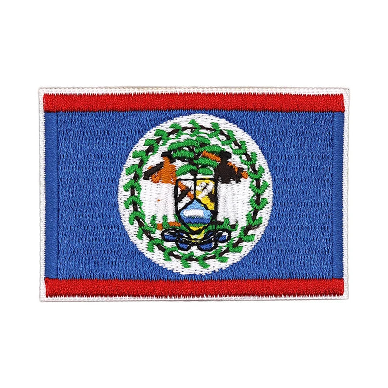 Patch brodé du drapeau du Belize