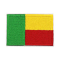 Patch brodé du drapeau du Bénin