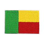Patch brodé du drapeau du Bénin
