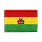 Patch brodé du drapeau de la Bolivie