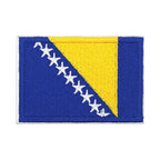 Patch brodé du drapeau de la Bosnie-Herzégovine