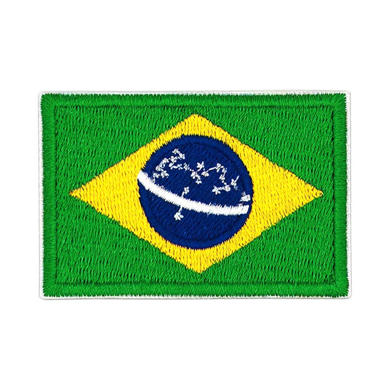 Patch brodé du drapeau du Brésil