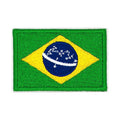 Patch brodé du drapeau du Brésil