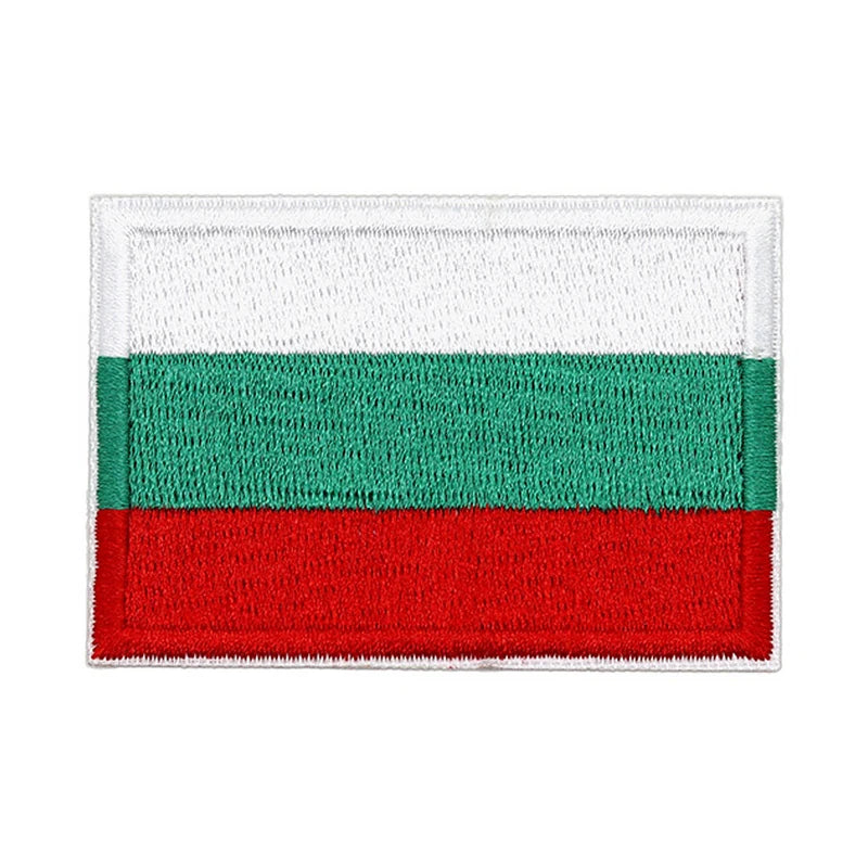 Patch brodé du drapeau de la Bulgarie