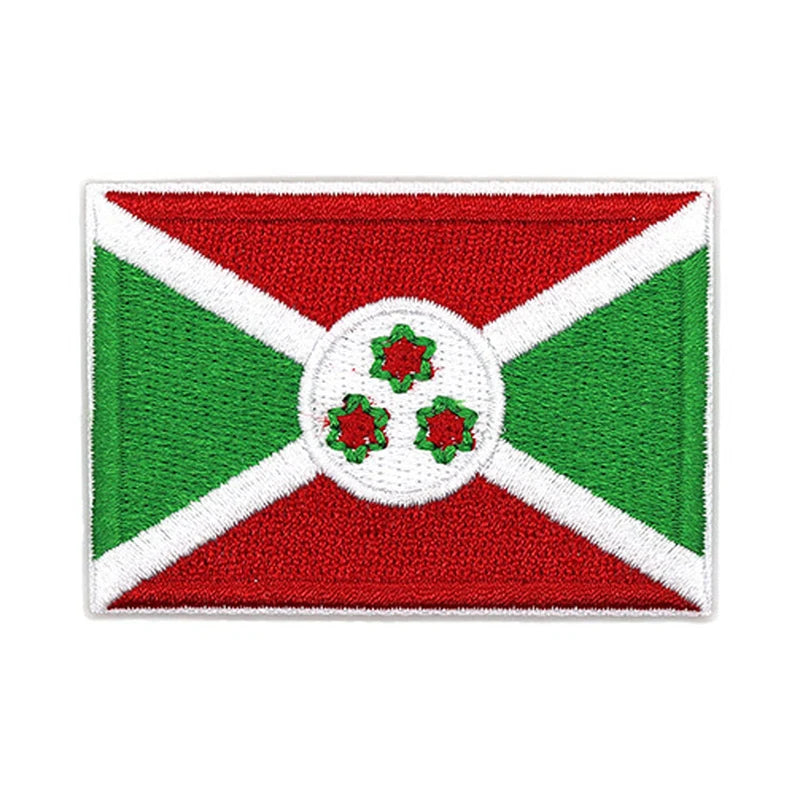 Patch brodé du drapeau du Burundi