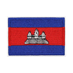 Patch brodé du drapeau du Cambodge