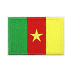 Patch brodé du drapeau du Cameroun