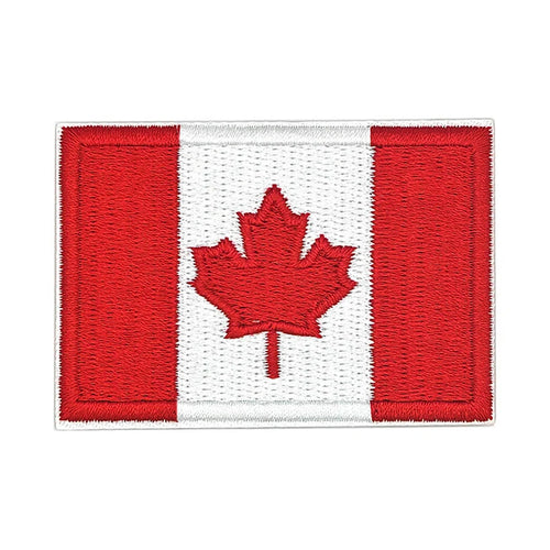 Patch brodé du drapeau du Canada