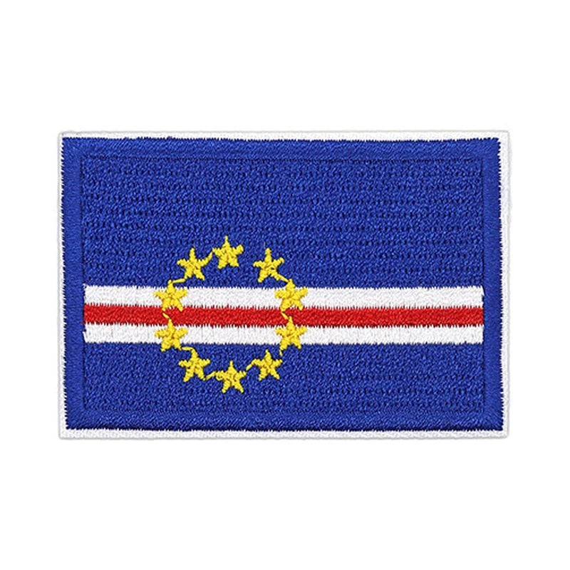 Patch brodé du drapeau du Cap-Vert