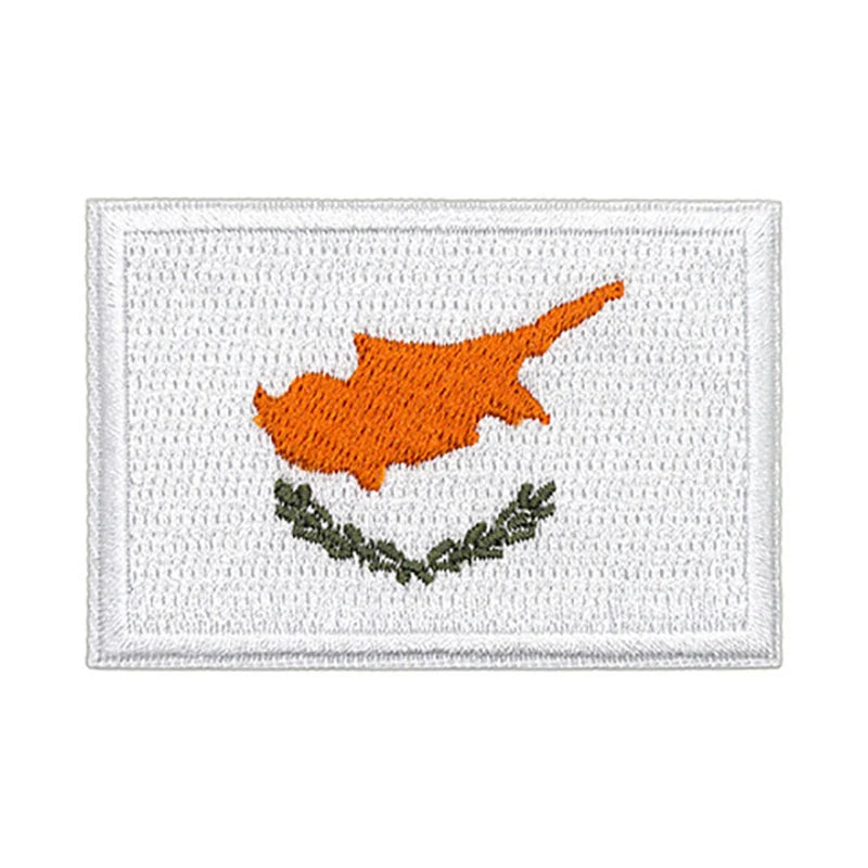 Patch brodé du drapeau de Chypre