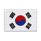 Patch brodé du drapeau de la Corée du Sud