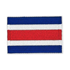 Patch brodé du drapeau du Costa Rica