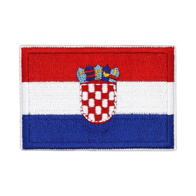 Patch brodé du drapeau de la Croatie