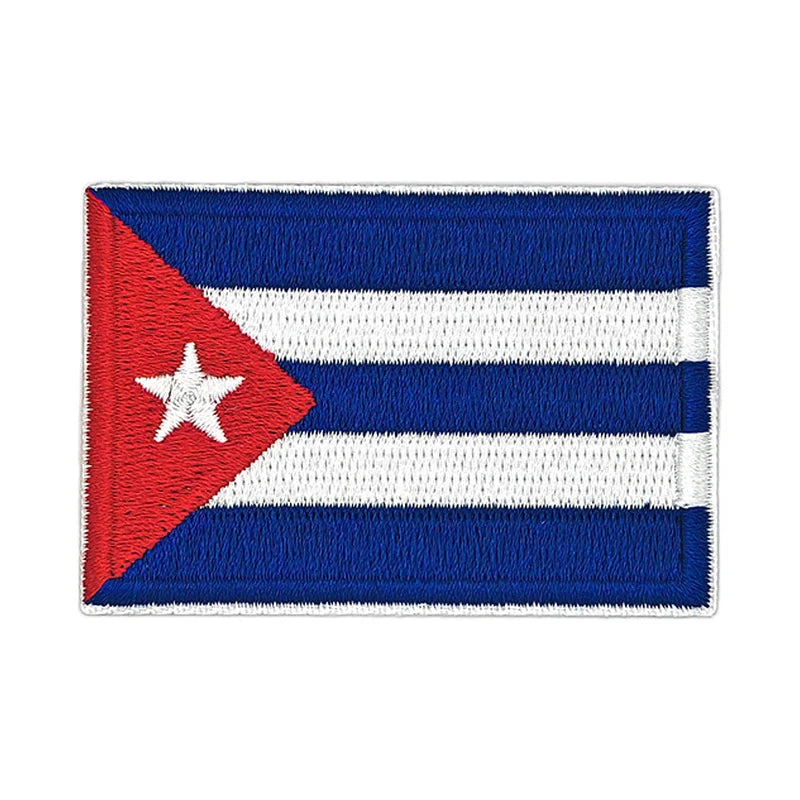 Patch brodé du drapeau de Cuba