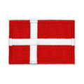 Patch brodé du drapeau du Danemark