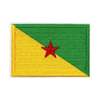 Patch brodé du drapeau de la Guyane française