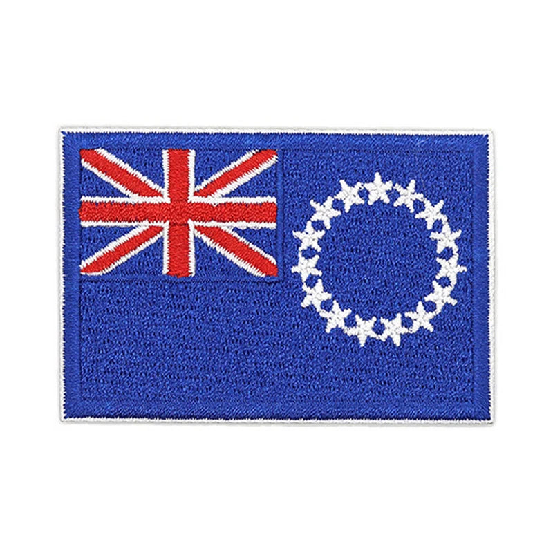 Patch brodé du drapeau des Îles Cook