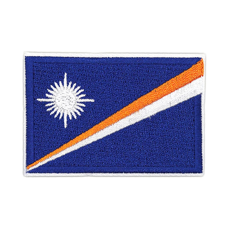 Patch brodé du drapeau des Îles Marshall