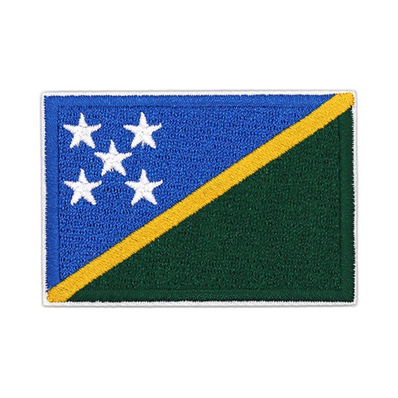 Patch brodé du drapeau des Îles Salomon