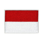 Patch brodé du drapeau de l'Indonésie