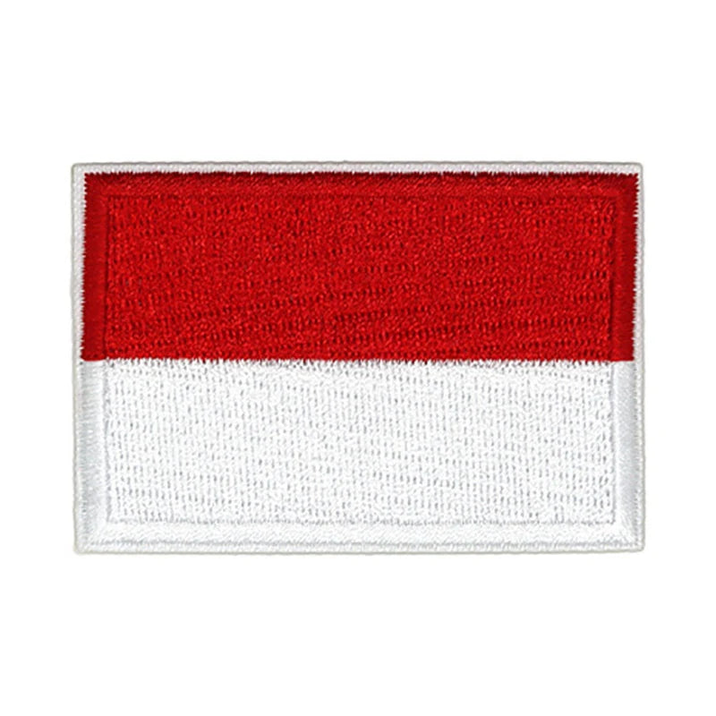Patch brodé du drapeau de l'Indonésie