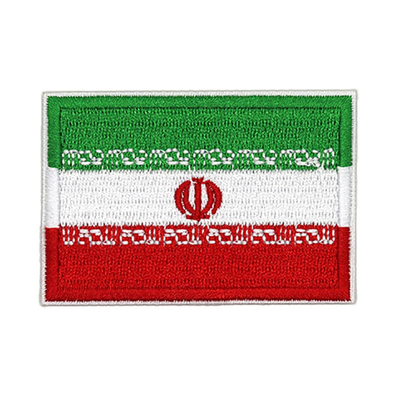 Patch brodé du drapeau de l'Iran