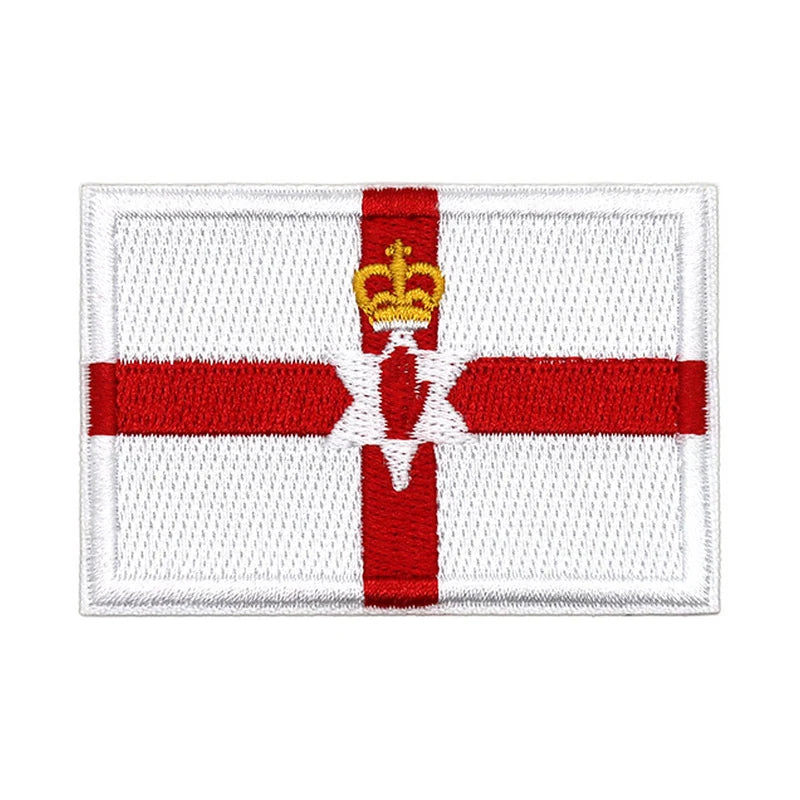 Patch brodé du drapeau de l'Irlande du Nord