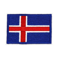 Patch brodé du drapeau de l'Islande
