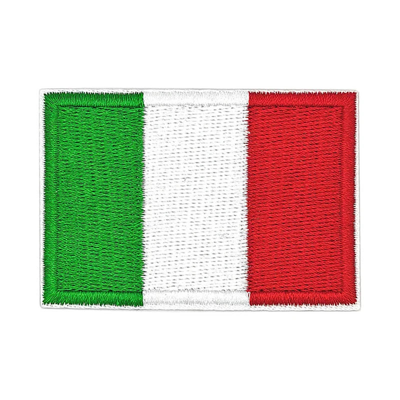 Patch brodé du drapeau de l'Italie