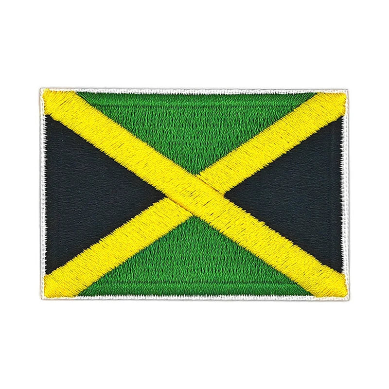 Patch brodé du drapeau de la Jamaïque