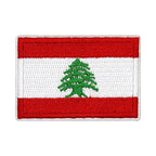 Patch brodé du drapeau du Liban
