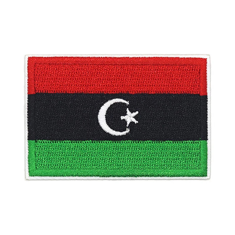 Patch brodé du drapeau de la Libye
