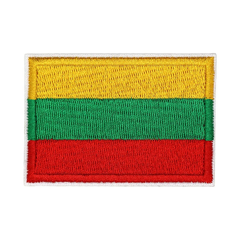 Patch brodé du drapeau de la Lituanie