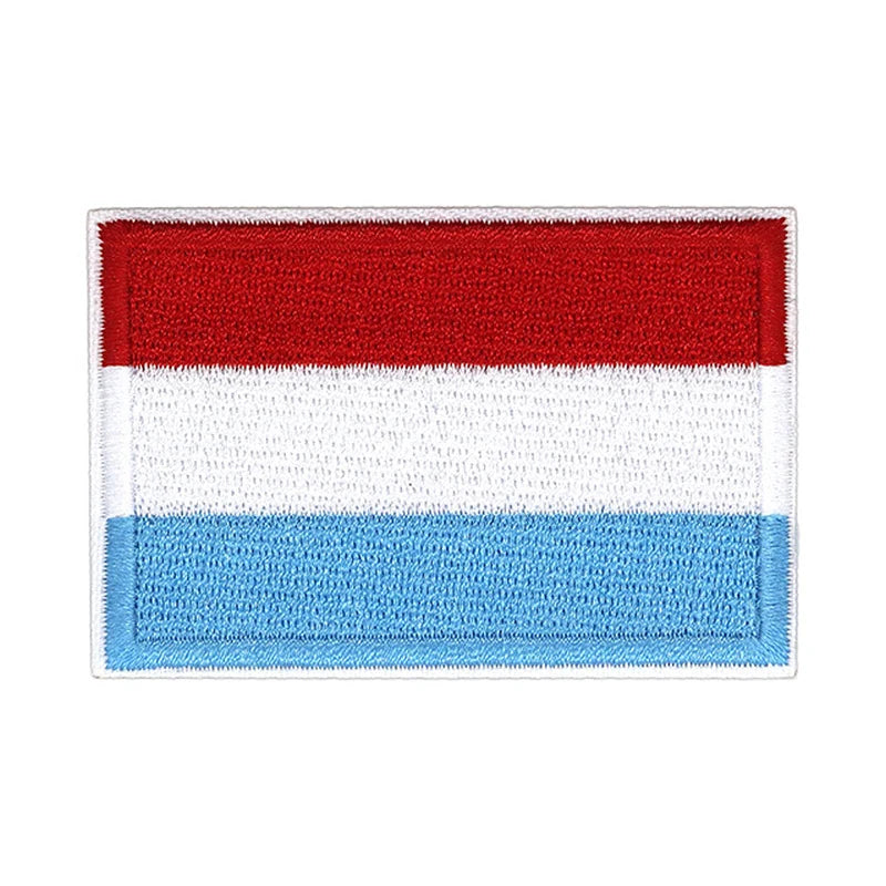 Patch brodé du drapeau du Luxembourg