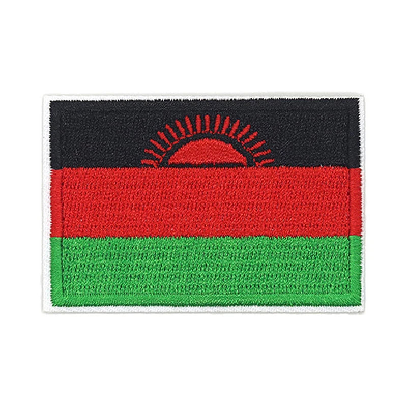 Patch brodé du drapeau du Malawi