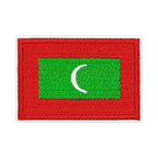 Patch brodé du drapeau des Maldives