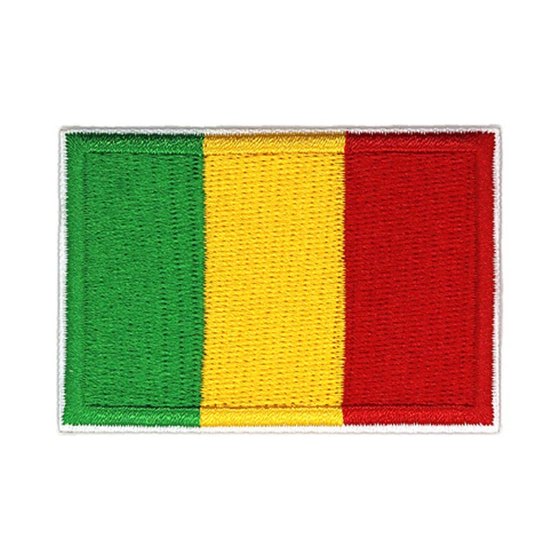 Patch brodé du drapeau du Mali