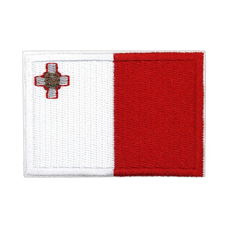 Patch brodé du drapeau de Malte