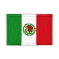 Patch brodé du drapeau du Mexique