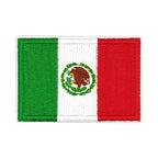 Patch brodé du drapeau du Mexique